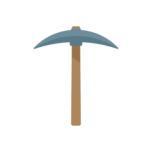 Pickaxe icon flat isolated vector — 스톡 벡터