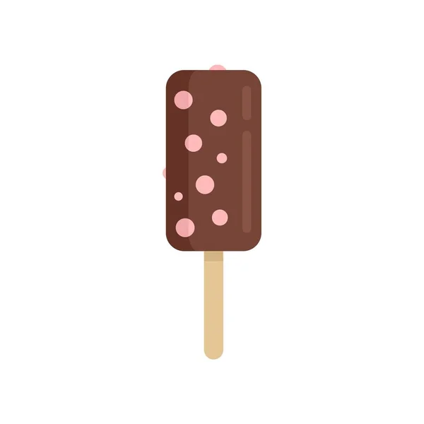 Eskimo ice cream icon flat isolated vector —  Vetores de Stock