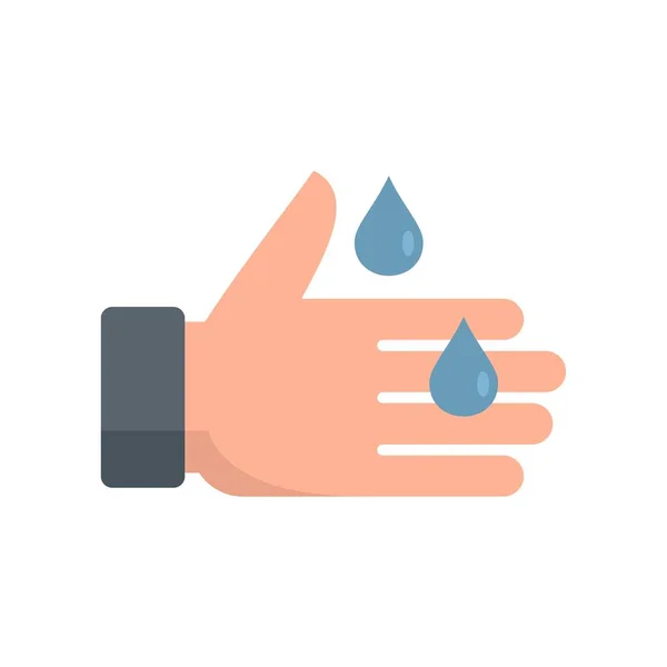 Hand wash icon flat isolated vector — стоковый вектор