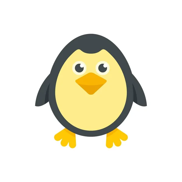 Penguin bath toy icon flat isolated vector — Wektor stockowy