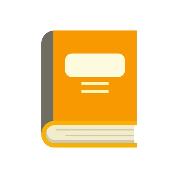 Syllabus book icon flat isolated vector — Διανυσματικό Αρχείο