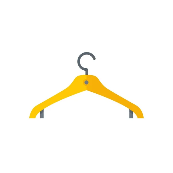 Clothes hanger icon flat isolated vector — Stok Vektör