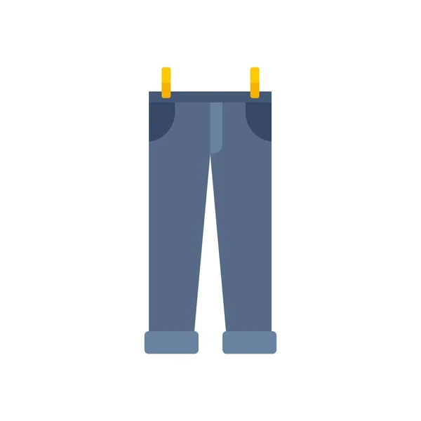 Dryer jeans icon flat isolated vector — Stock Vector