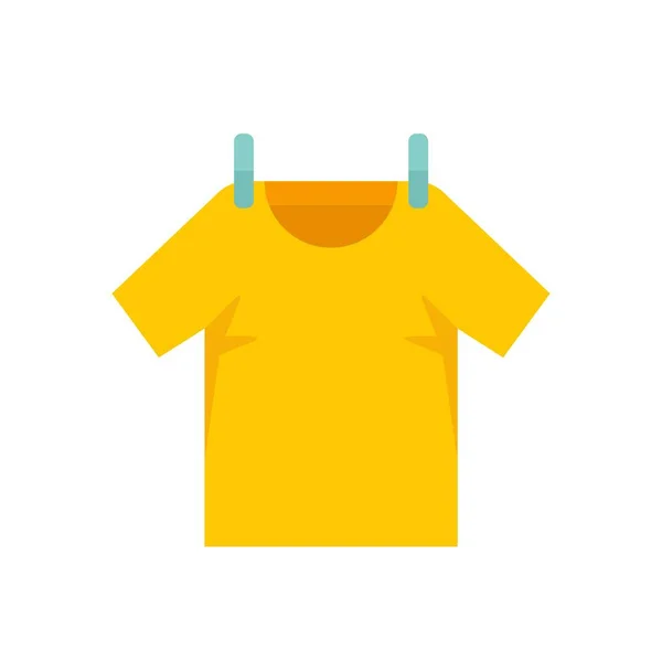 Dryer tshirt icon flat isolated vector — Stockvector