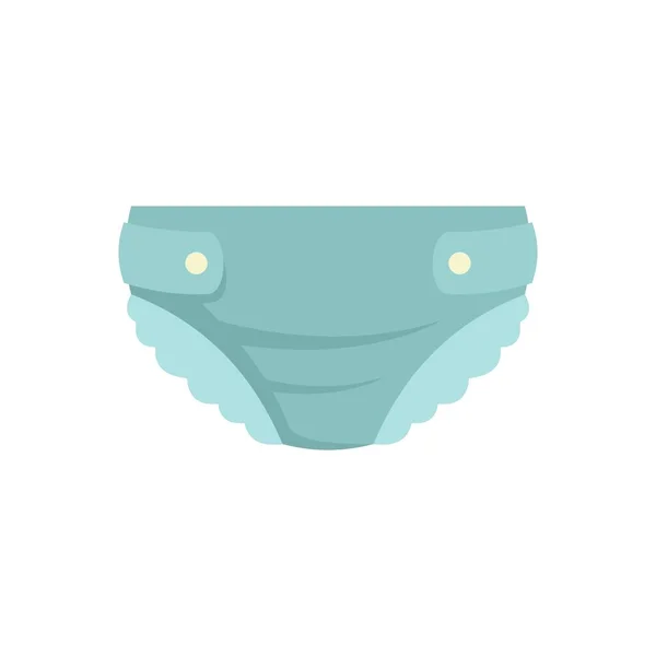 Nappy diaper icon flat isolated vector — Stockvector