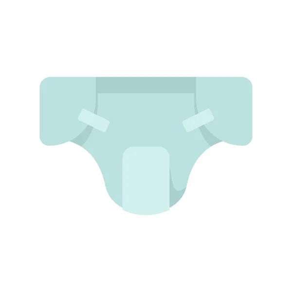 Object diaper icon flat isolated vector — стоковый вектор