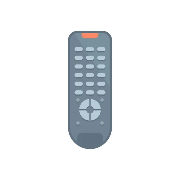 Tv remote control icon flat isolated vector — Vettoriale Stock