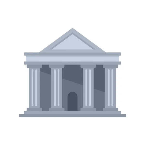 Bank compensation icon flat isolated vector — Stockový vektor