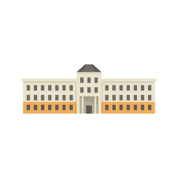 Cityscape parliament icon flat isolated vector — 图库矢量图片