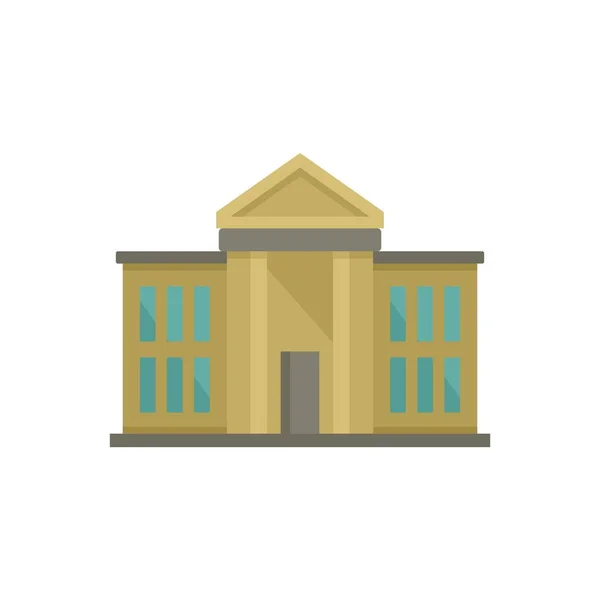 National parliament icon flat isolated vector — Stockový vektor
