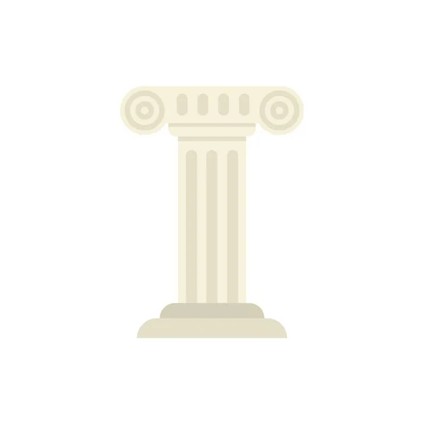 Greek sightseeing icon flat isolated vector —  Vetores de Stock