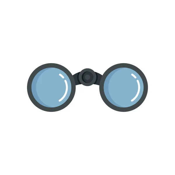 Travel binoculars icon flat isolated vector — Διανυσματικό Αρχείο