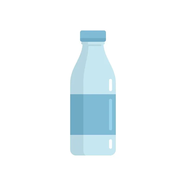 Water bottle icon flat isolated vector — Vetor de Stock