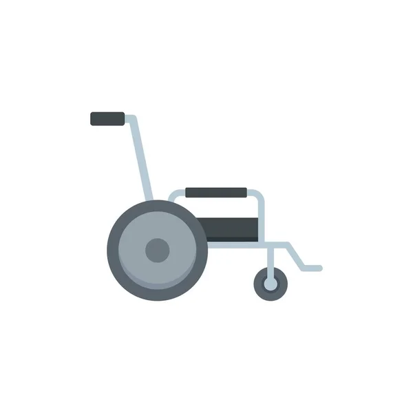 Nursing wheelchair icon flat isolated vector — Image vectorielle