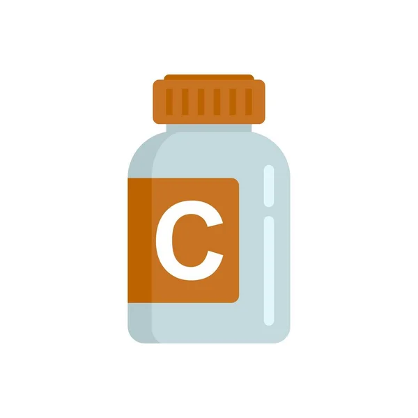 Nursing vitamins icon flat isolated vector — Vetor de Stock