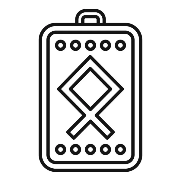 Esoteric amulet icon outline vector. Magic nazar — стоковый вектор