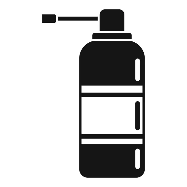 Tonsillitis spray icon simple vector. Tonsil mouth — Stockový vektor