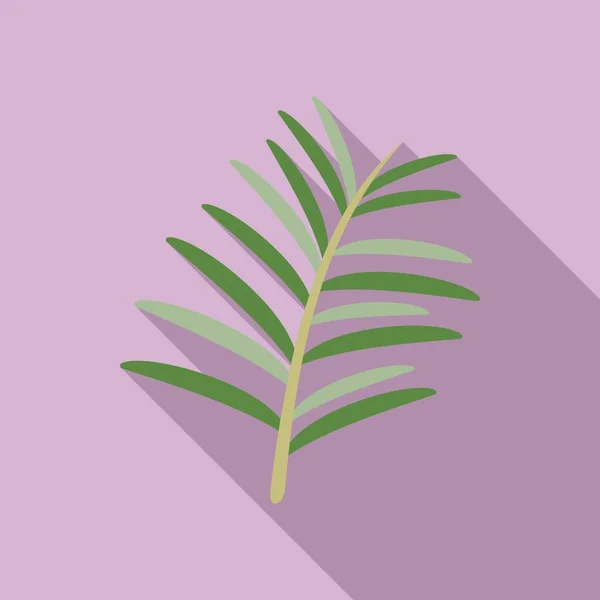 Naturaleza romero icono vector plano. Planta de hierbas — Vector de stock