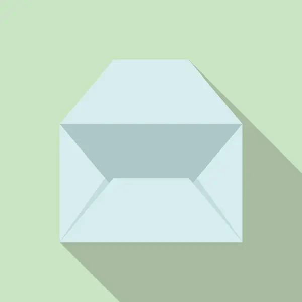 Zarf simgesi düz vektörü al. Posta mektubu — Stok Vektör