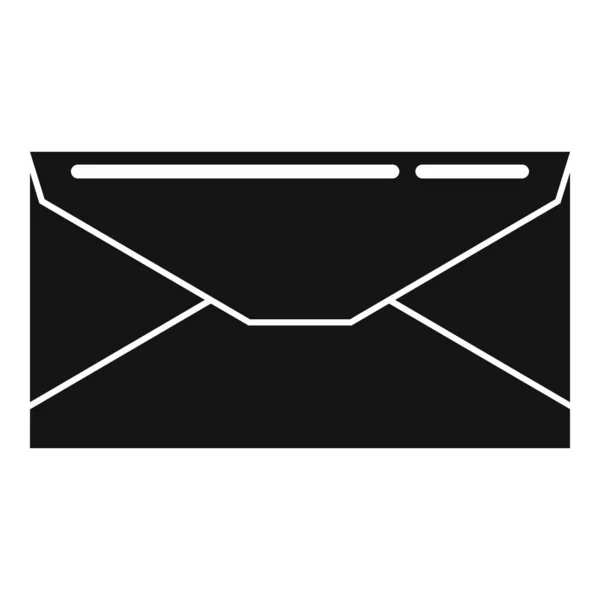 Icône d'enveloppe pictogramme vecteur simple. Lettre postale — Image vectorielle