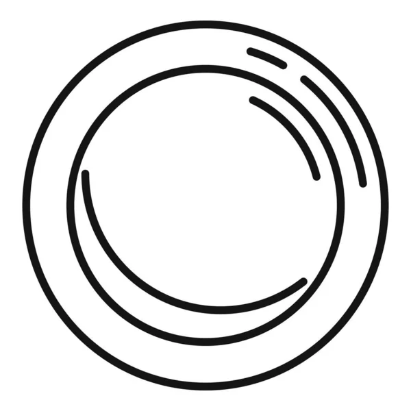 Matlagningsplatta ikon kontur vektor. Ättika — Stock vektor