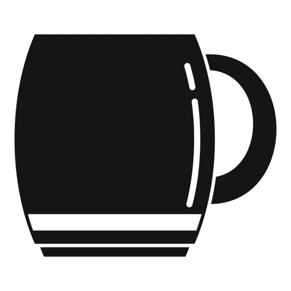 Tasse à café icône vecteur simple. Coupe chaude — Image vectorielle