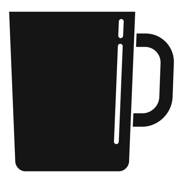 Ícone caneca pequeno-almoço vetor simples. Xícara de chá — Vetor de Stock