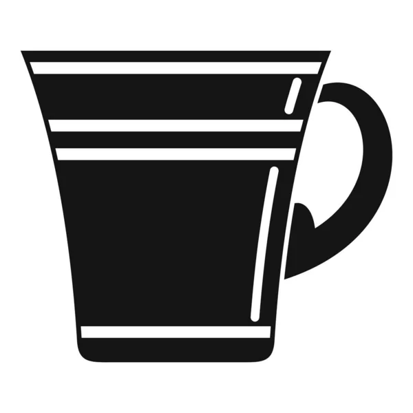 喝杯子图标简单载体。咖啡杯 — 图库矢量图片