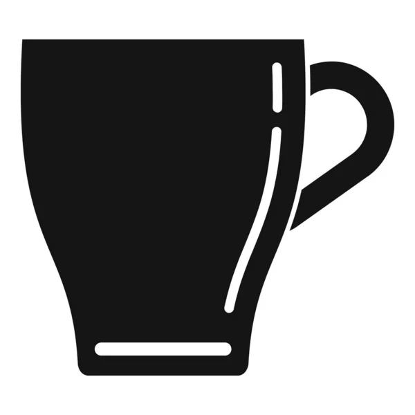 Romper icono taza vector simple. Taza de té — Vector de stock