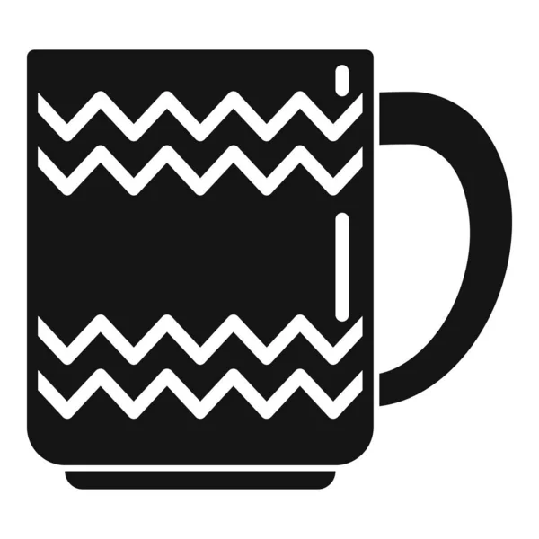 Taza de comida icono vector simple. Taza de café — Vector de stock