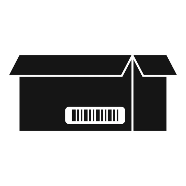 Ícone de ferramenta caixa vetor simples. Caixa de cartão — Vetor de Stock