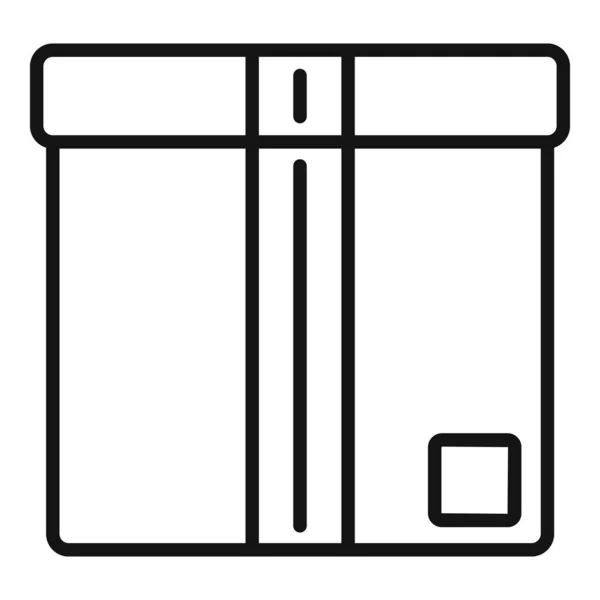 Idea box icon outline Vektor. Kartonpackung — Stockvektor