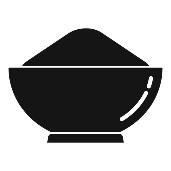 Ícone de pó de canela vetor simples. Canella spice — Vetor de Stock