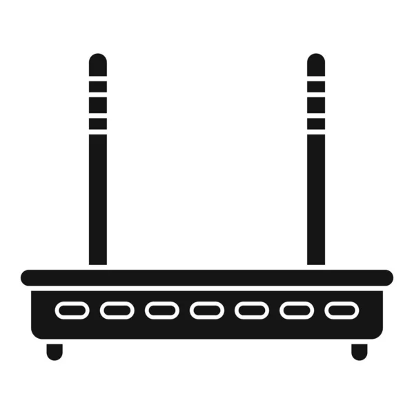 Icône de modem Wifi vecteur simple. Équipement Internet — Image vectorielle
