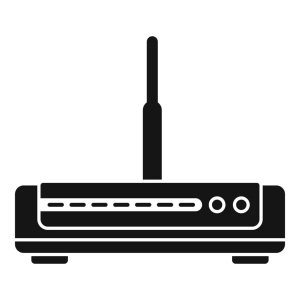Changer l'icône du modem vecteur simple. Appareil sans fil — Image vectorielle