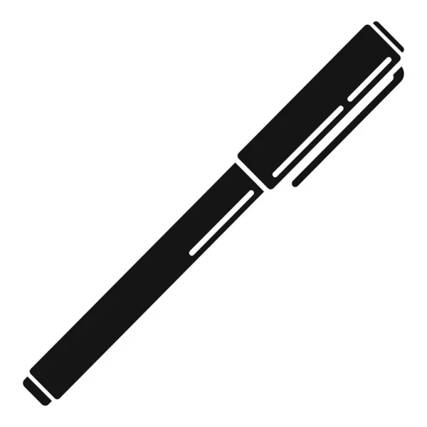 Icono de herramienta de pluma vector simple. Pluma de tinta — Vector de stock