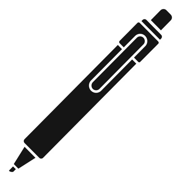 Значок чернила простой вектор. Ручка — стоковый вектор