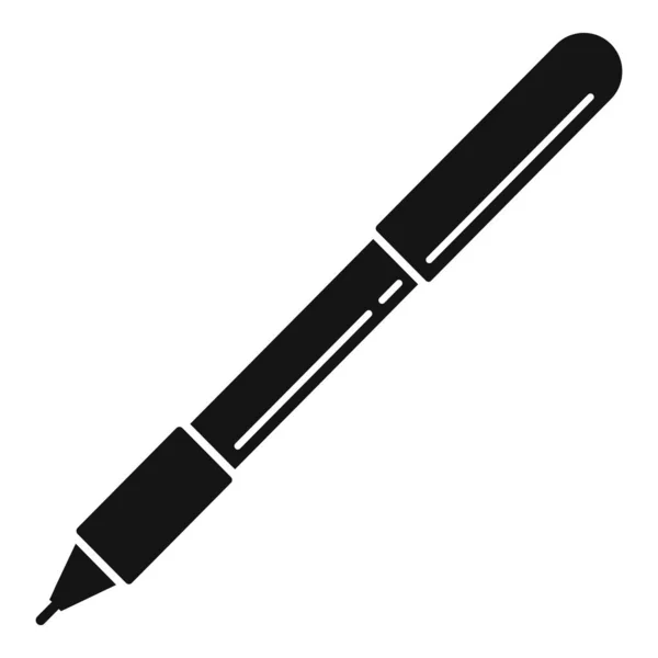 Stroke pencil icon simple vector. Nib tool — Stock Vector