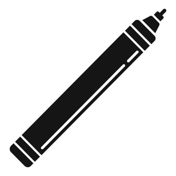 Ícone de caneta artista vetor simples. Kit de escova —  Vetores de Stock