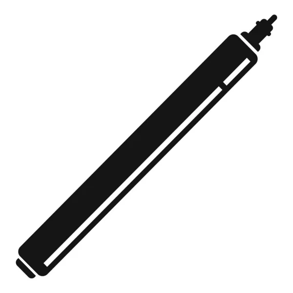 Ícone de caneta arte vetor simples. Ferramenta de tinta —  Vetores de Stock