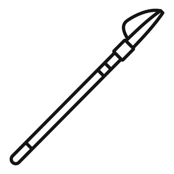 Nib icon outline vector. Ink tool — Stock Vector