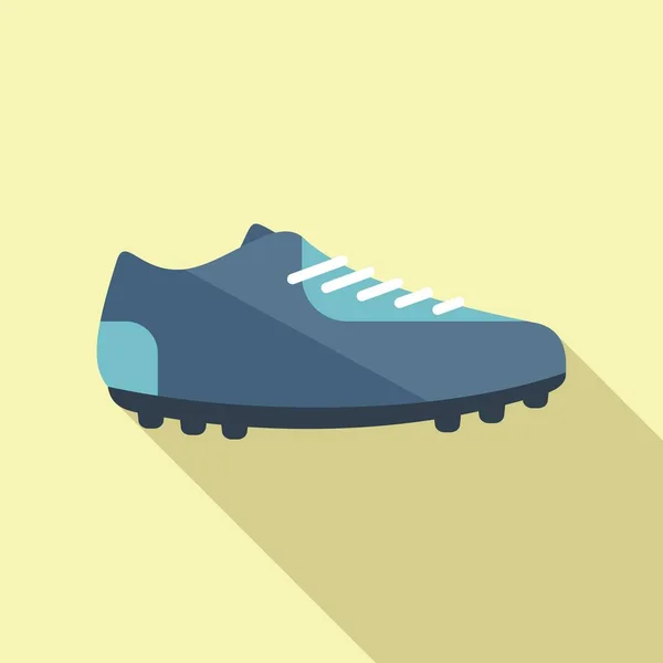 Icône paire de bottes vecteur plat. Chaussure de football — Image vectorielle