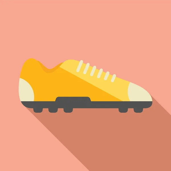 Futbol ayakkabısı sivri sivri sivri uçlu düz vektör. Futbol ayakkabısı. — Stok Vektör