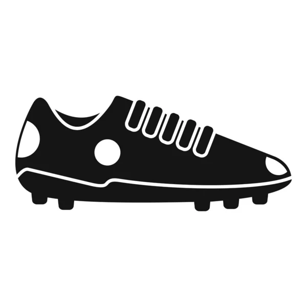 Futbol çizmesi simgesi basit vektör. Spor ayakkabı. — Stok Vektör