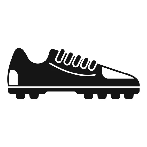 Futbol ayakkabısı ikonu basit vektör. Futbol ayakkabısı. — Stok Vektör