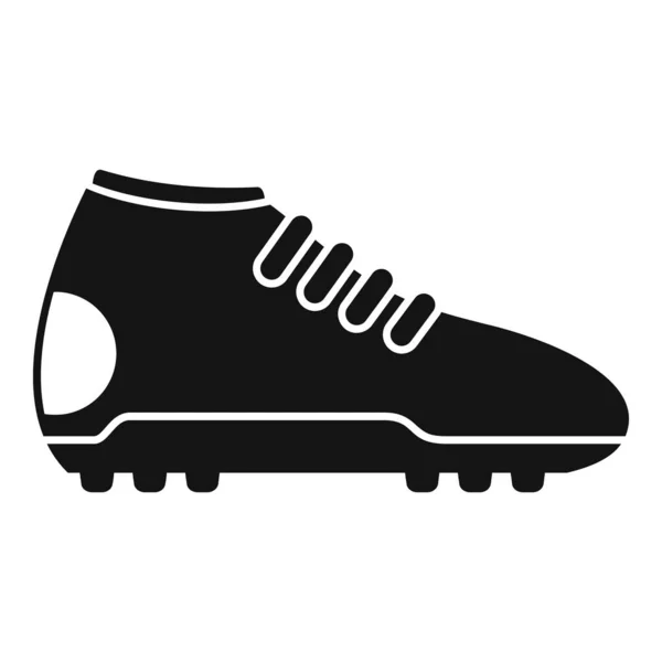 Fútbol zapatilla icono vector simple. Zapato deportivo — Archivo Imágenes Vectoriales