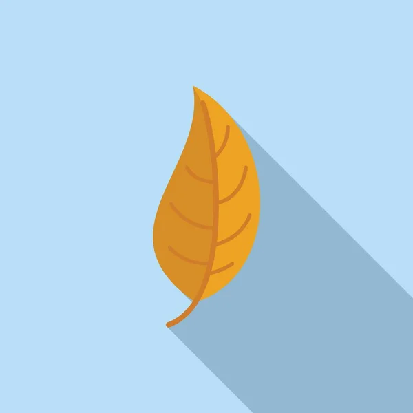 Träd blad ikon platt vektor. November träd — Stock vektor