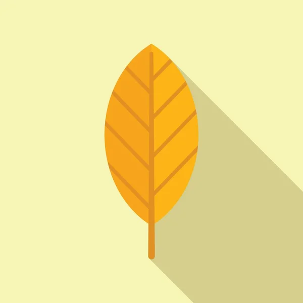 라운드 잎 아이콘 플랫 벡터. 가을 가을 가을 — 스톡 벡터