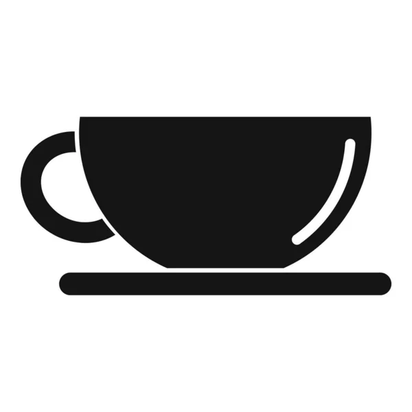 Icône tasse de thé agrumes vecteur simple. Boisson chaude — Image vectorielle
