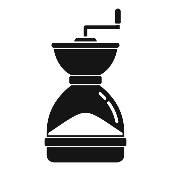 Jednoduchý vektor ikony mlýnku na kávu. Cafe drink — Stockový vektor